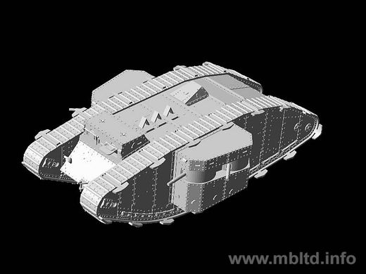 Maquette militaire : Char britannique Mk. II "Femelle" - 1:72 - Masterbox 72006
