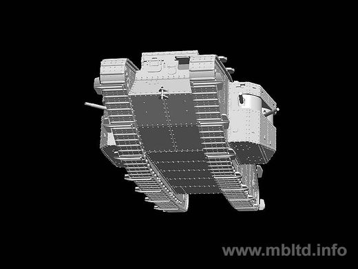 Maquette militaire : Char britannique Mk. II "Femelle" - 1:72 - Masterbox 72006