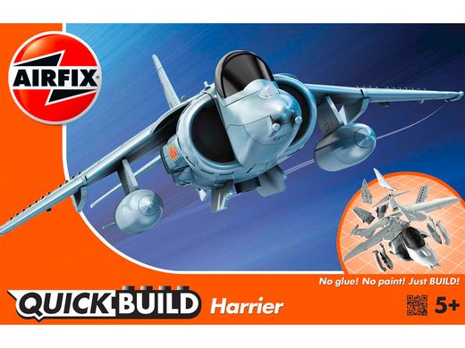 Quick Build - Maquette avion militaire : Harrier - Airfix J6009