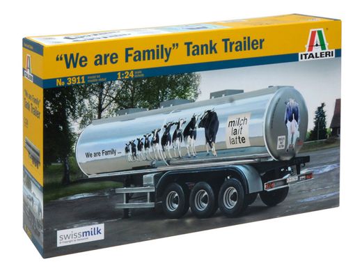 Maquette camion Citerne Laitière Swissmilk 'We are family' - 1:24 - Italeri 03911 3911