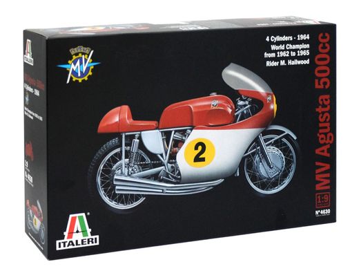 Maquette moto 4 cylindres MV Agusta 500 cc 1964 -  Italeri 04630