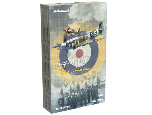 Maquette d'avion militaire : Spitfire Story The Sweeps Dual Combo - 1:48 - Eduard 11153Maquette d'avion militaire : Spitfire Story The Sweeps Dual Combo - 1:48 - Eduard 11153