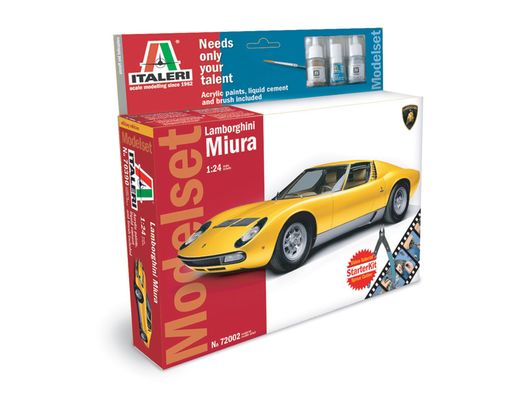 Maquette voiture : Lamborghini Muira - MODEL SET - 1:72 - Italeri 72002