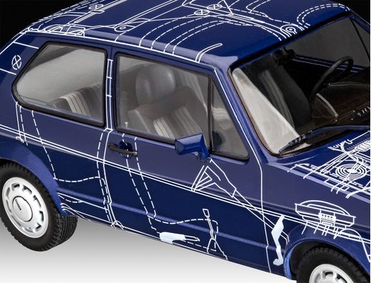 Maquette voiture : Model Set VW Golf Gti - 1:24 - Revell 67673