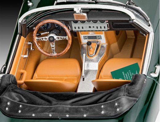 Maquette voiture : Model Set Jaguar E-Type Roadster - 1:24 - Revell 67687