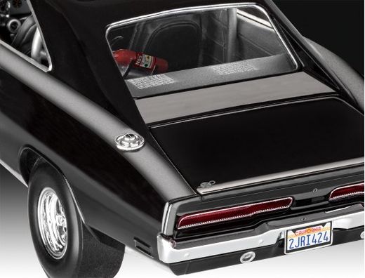 Maquette voiture : Model Set F&F Dominics 1970 Dodge Charger 1:25 - Revell 67693