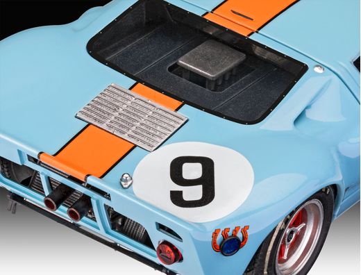 Maquette voiture : Ford Gt 40 Le Mans 1968 - 1:24 - Revell 07696, 7696