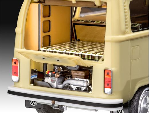 Maquette voiture : Model Set Easy-Click Vw T2 Camper 1:24 - Revell 67676