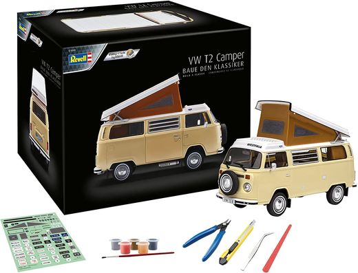 Maquette Easy-Click - Coffret VW T2 Camper 1/24 - Revell 01040