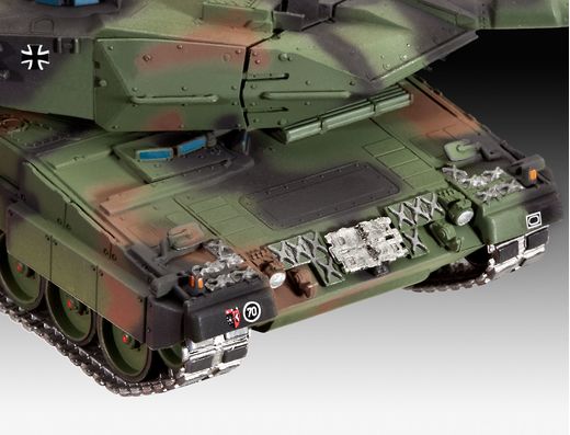 Maquette de char : Model Set Leopard 2 A6/A6M 1/72 - Revell 63180