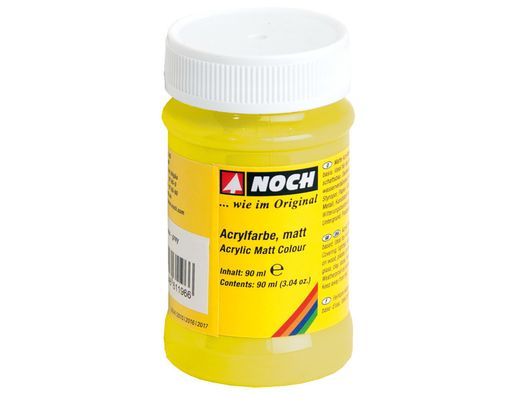 Noch 61186 - Peinture acrylique "écologique" jaune 90 ml