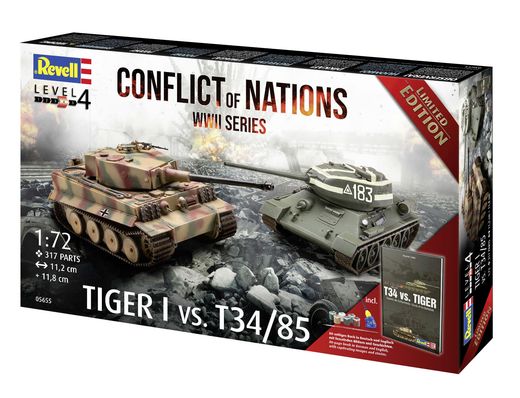 Coffret cadeau maquette militaire : Conflict of Nations Series 1/72 - Revell 05655