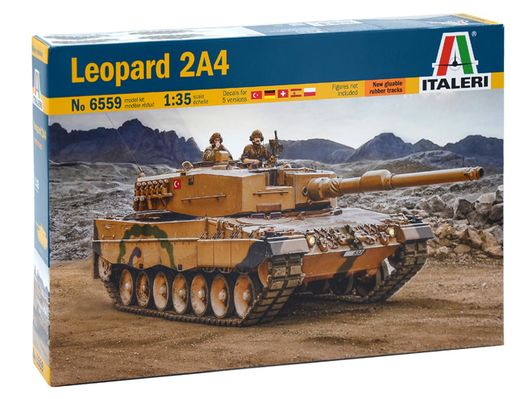 Maquette militaire : Leopard 2A4 - 1:35 - Italeri 06559