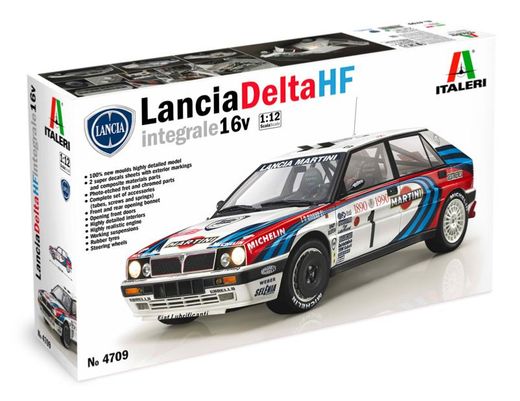 Maquette voiture de collection : Lancia Delta HF Integrale - 1:12 - Italeri 4709