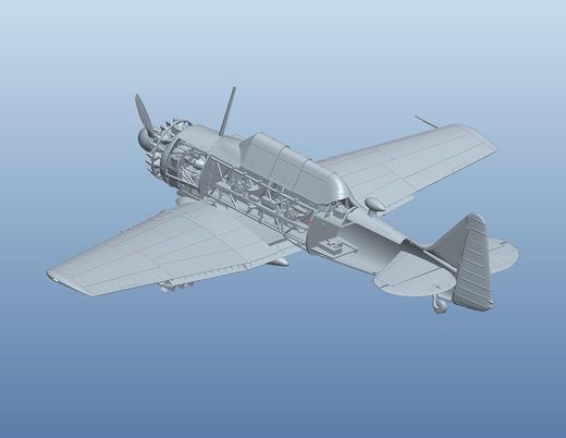 Maquette d'avion militaire : North American T-6 "Texan" 1956 - Kitty Hawk Model 32001