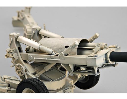 Maquette artillerie : Canon US M198 155 mm Howitzer moyen - 1/35 - Trumpeter 02319