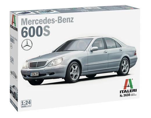 Maquette voiture : Mercedes Benz 600S - 1/24 - Italeri 03638 3638 - france-maquette.fr