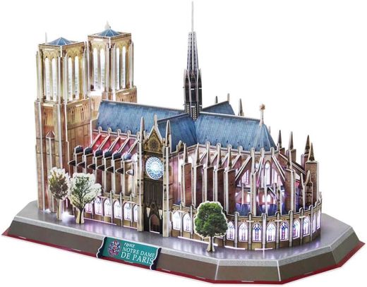Maquette Puzzle 3D : Notre-Dame De Paris LED - Cubic Fun L173H