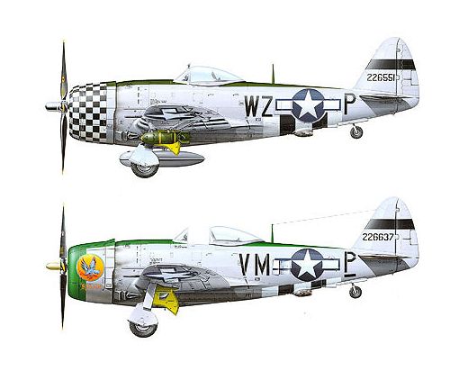 Maquette d'avion militaire : Republic P-47D Thunderbolt Bubbletop - 1:48 - Tamiya 61090F