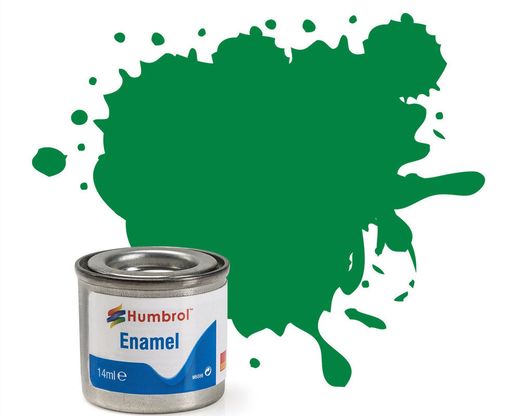 Peinture maquette enamel - Humbrol 2 - Vert Emeraude Brillant - Humbrol AA0028