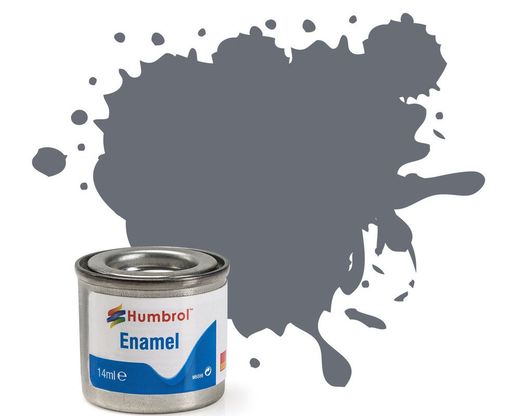 Peinture maquette enamel - Humbrol 5 - Gris Foncé Amiral Brillant - Humbrol AA0059