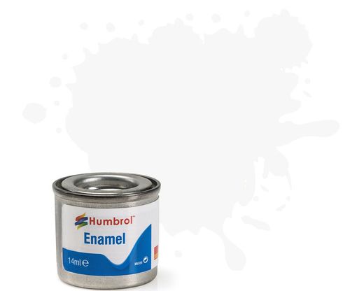 Peinture maquette enamel - Humbrol 22 - Blanc Brillant - Humbrol AA0240