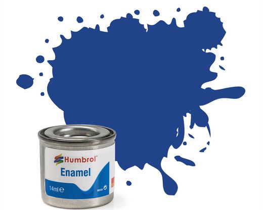 Peinture maquette enamel - Humbrol 25 - Bleu Mat - Humbrol AA0271