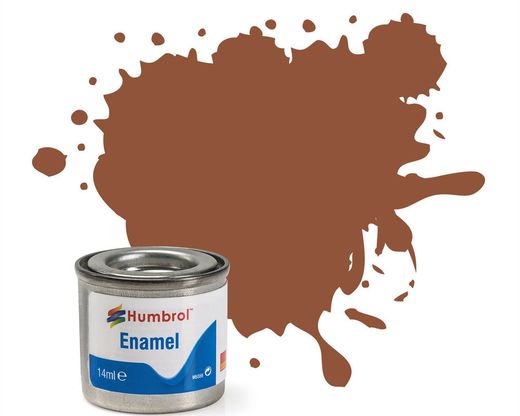 Peinture maquette enamel - Humbrol 70 Rouge Brique Mat - Humbrol AA0775