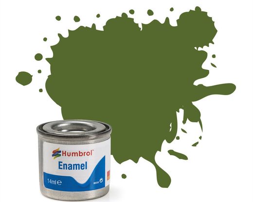 Peinture maquette enamel - Humbrol 88 - Vert Pont Mat - Humbrol AA0970