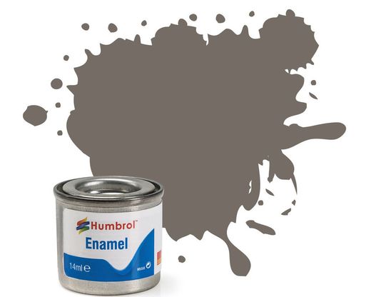 Peinture maquette enamel - Humbrol 224 - Gris Ardoise Foncé Mat - Humbrol AA7224