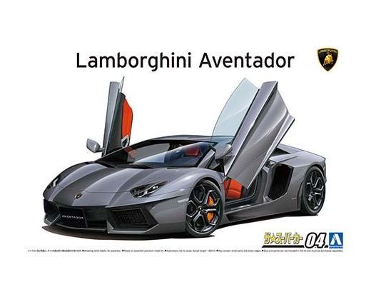 Maquette automobile : Lamborghini Adventador LP700-4 1/24 - Aoshima 05864 5864