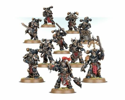 Figurines Games Workshop - Légionnaires Space Marines Du Chaos - Chaos Space Marines - Warhammer 40,000 - 43-06