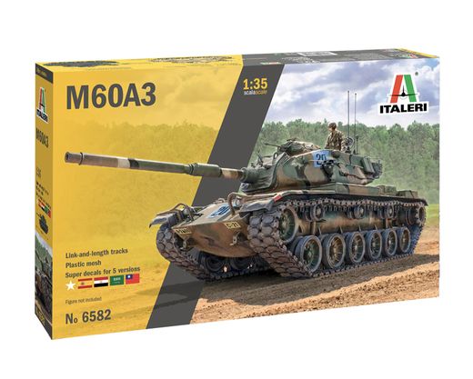 Maquette militaire : M60A3 - 1:35 - Italeri 06582 6582 - france-maquette.fr