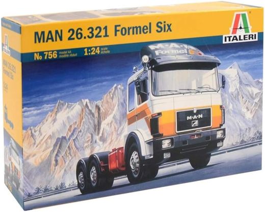 Maquette Camion MAN 26.321 Formel 6 1/24 - Italeri 756