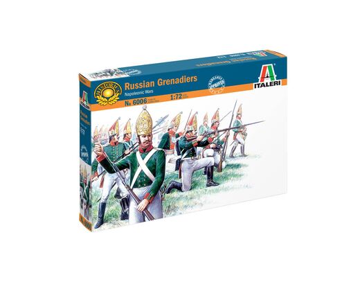 Figurines de soldats anciens : Grenadiers Russes Guerres Napoléoniennes 1/72 - Italeri 6006