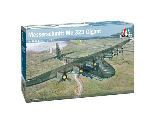 Maquette d'un avion militaire : Messerschmitt Me 323 Gigant 1/72 - Italeri 90104