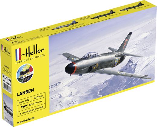 Maquette avion : SAAB 32 Lansen - 1:72 - Heller 56343