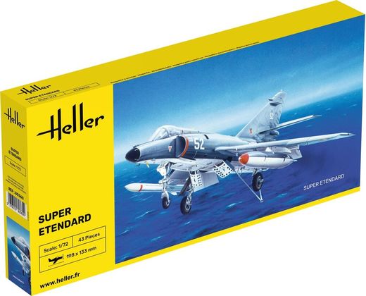 Maquette avion militaire : Super Etendard 1/72 - Heller 80360