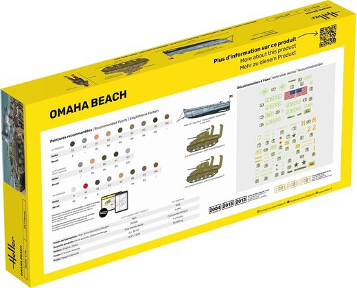 Maquette diorama militaire : Bataille d'Omaha Beach 1/72 - Heller 50332