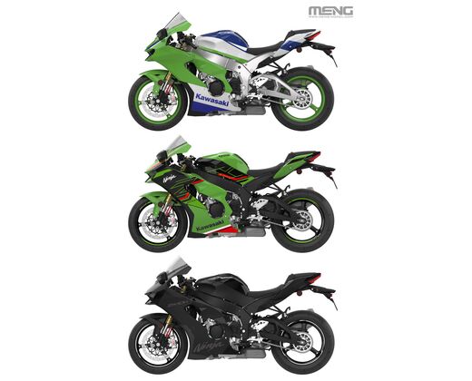 Maquette 1/9 Kawasaki Ninja ZX-10R pré-peinte - MENG MT007s