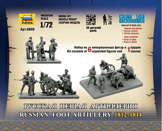 Figurines soldats : Infanterie russe - 1/72 - Zvezda 06809