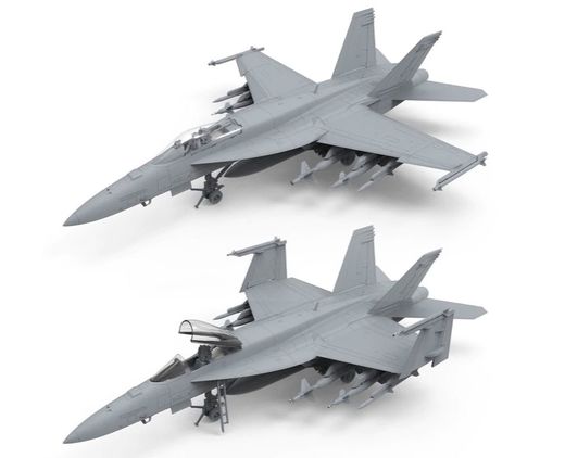 Maquette militaire : Boeing F/A-18E Super Hornet - 1:48 - Meng LS-012