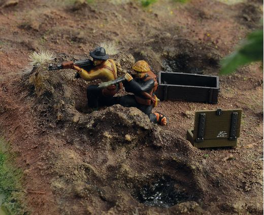 Diorama militaire : Guerre du Vietnam - 1/72 - Italeri 06184