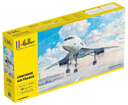 Maquette avion de transport : Concorde AF - 1/72 - Heller 80469