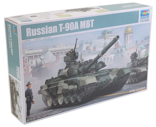 Maquette blindé : Tank russe T-90A MBT 1/35 - Trumpeter 05562