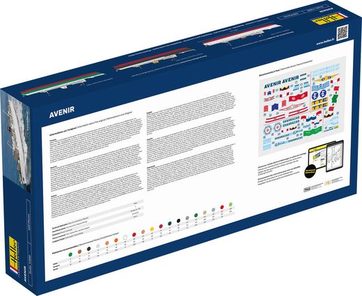 Maquette bateau : Avenir 1/200 - Heller 80625