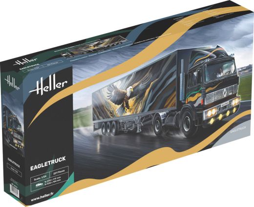 Maquette poids lourd : Camion Eagletruck 1/24 - Heller 80784
