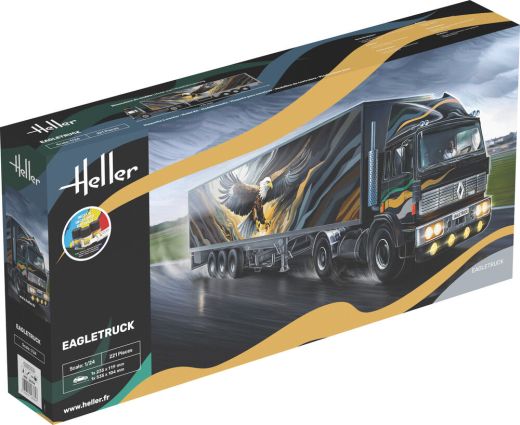 Coffret de modélisme : Starter Kit Eagletruck 1/24 - Heller 56784