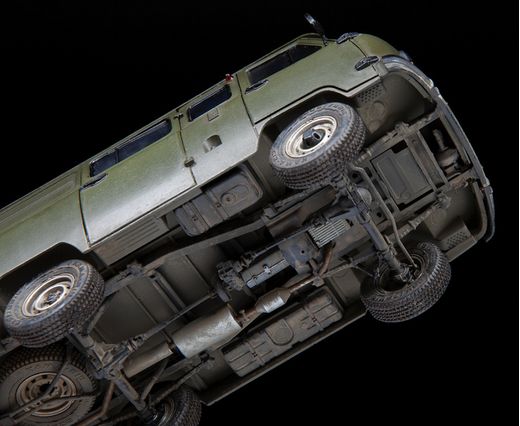 Maquette militaire : Van russe UAZ 3909 - 1/35 - Zvezda 3644 03644