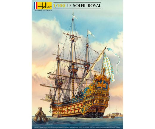 Maquette voilier : Starter Kit Soleil Royal - 1:100 - Heller 58899